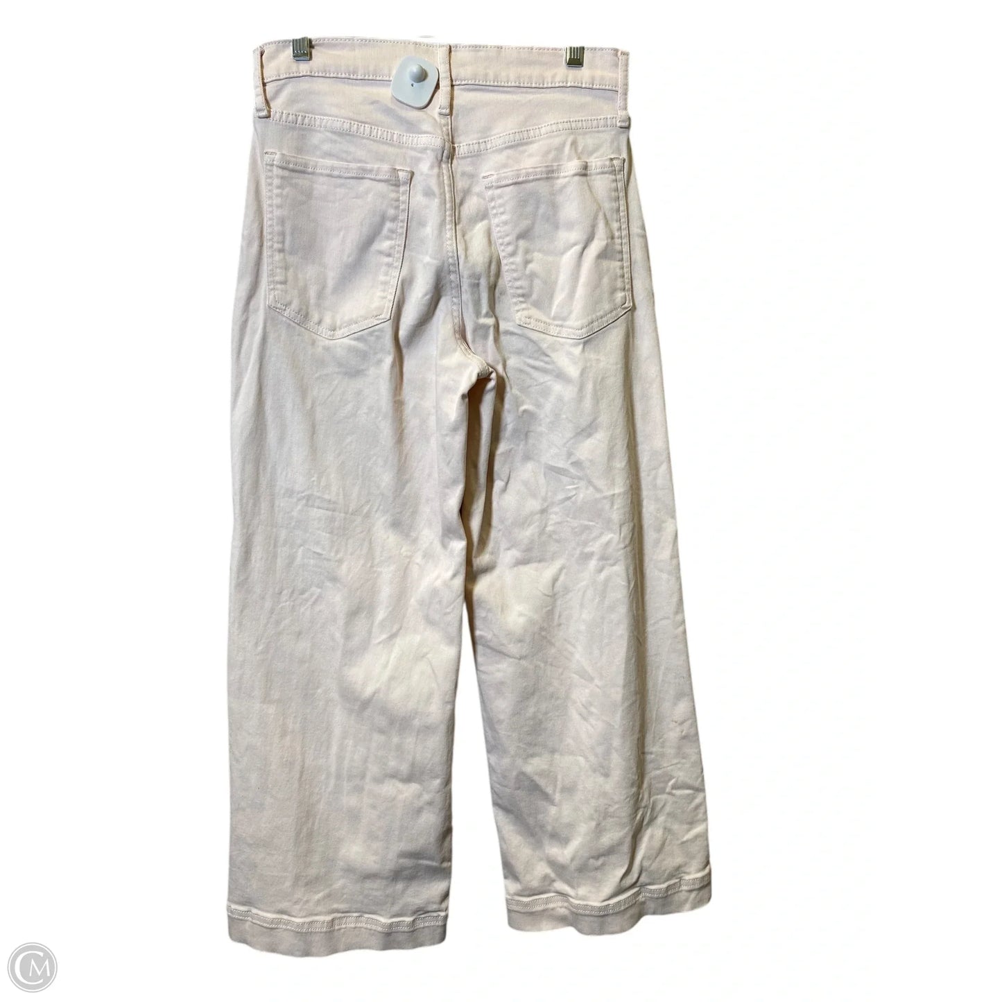 Jeans Wide Leg By Banana Republic In Pink, Size: 4