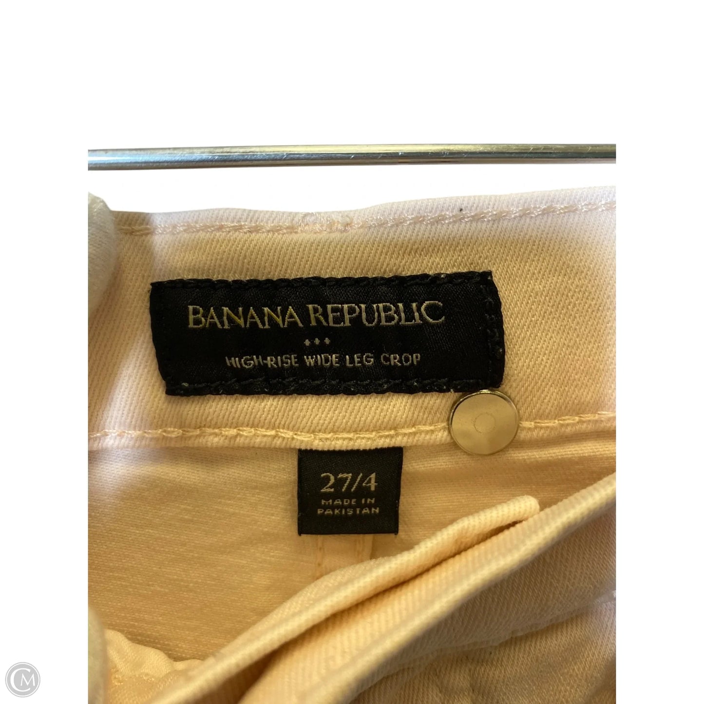 Jeans Wide Leg By Banana Republic In Pink, Size: 4