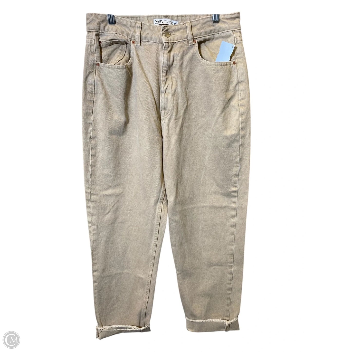 Jeans Skinny By Zara In Tan, Size: 10