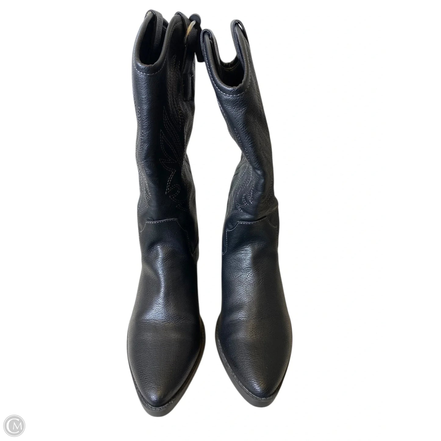 Boots Western By Style And Company In Black, Size: 7.5