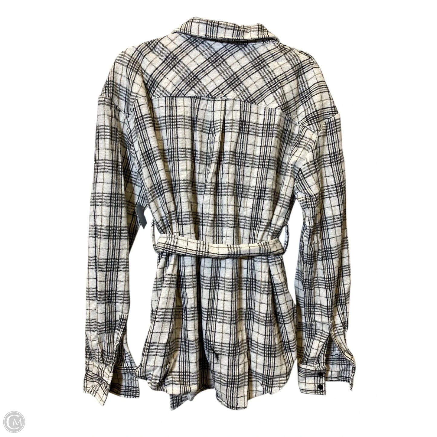 Jacket Faux Fur & Sherpa By Clothes Mentor In Multi-colored, Size: M