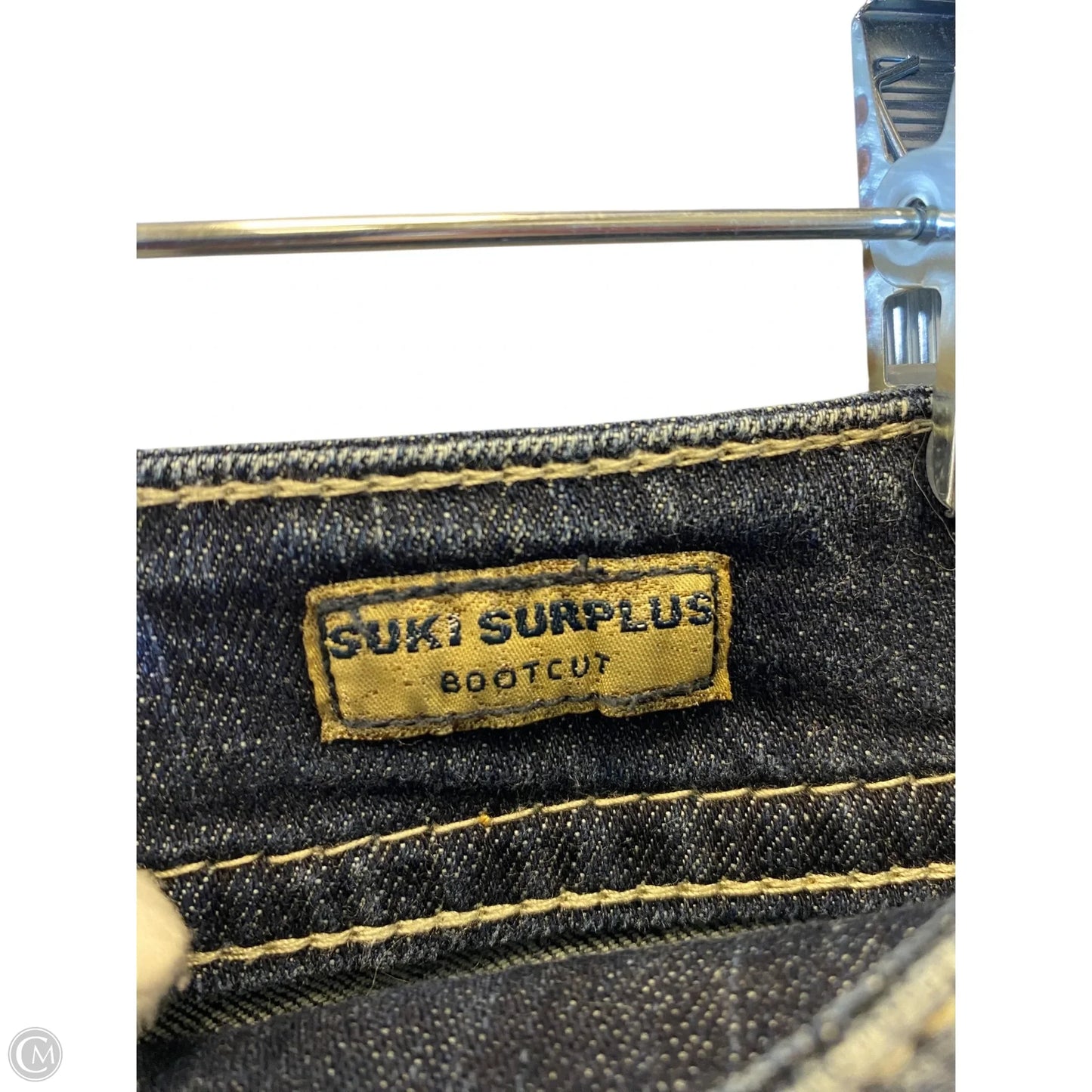 Jeans Flared By Silver In Blue Denim, Size: 4