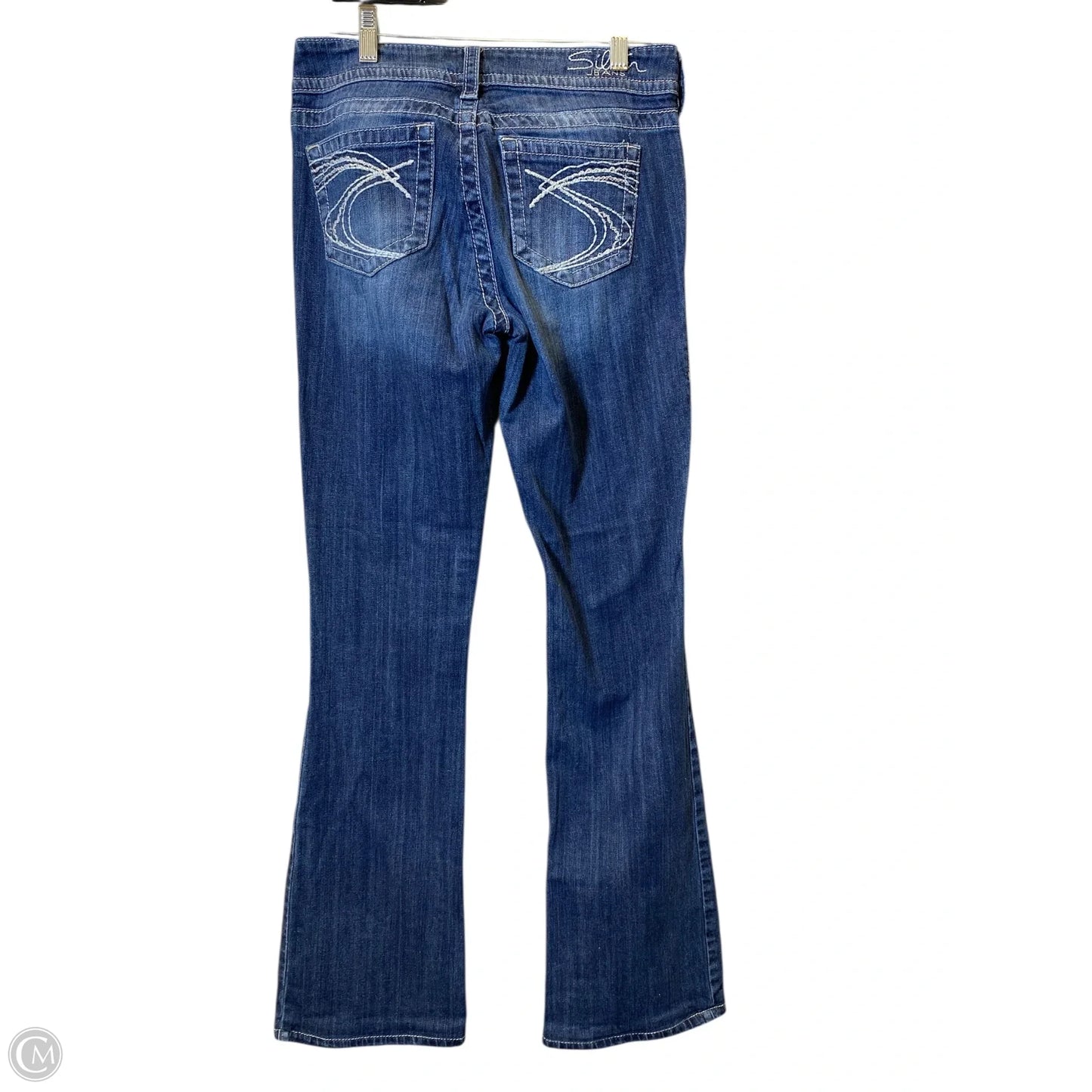 Jeans Flared By Silver In Blue Denim, Size: 6