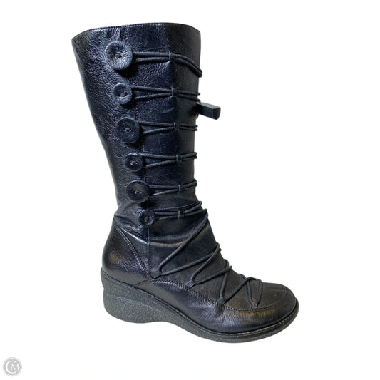 Boots Mid-calf Heels By Miz Mooz In Black, Size: 6