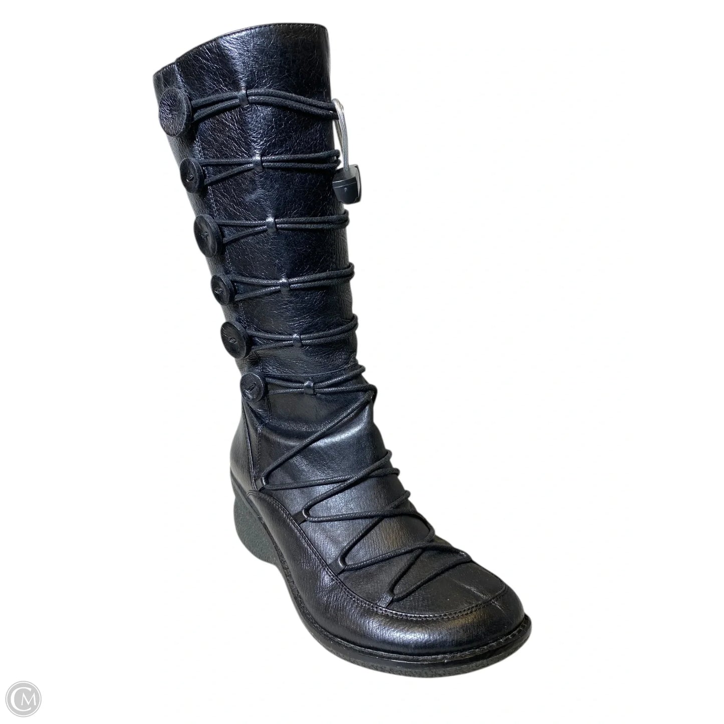 Boots Mid-calf Heels By Miz Mooz In Black, Size: 6