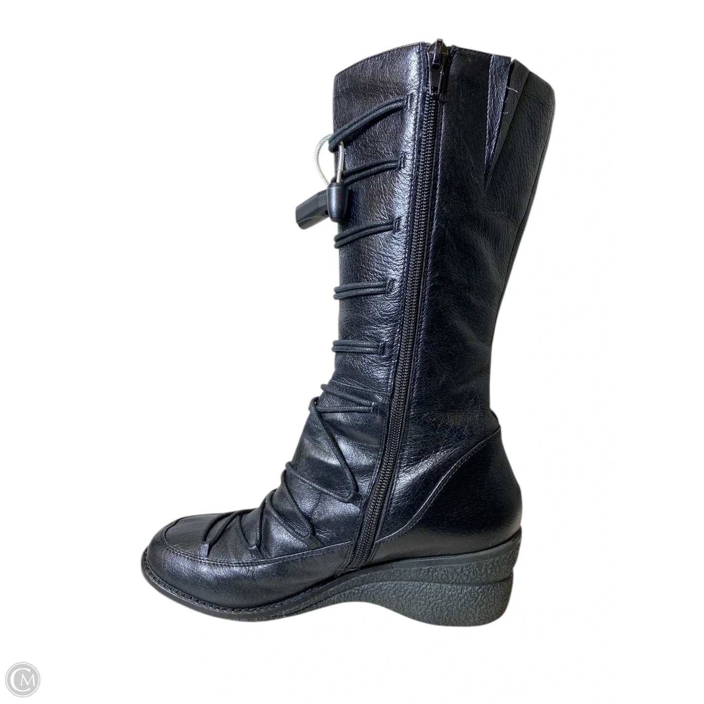 Boots Mid-calf Heels By Miz Mooz In Black, Size: 6