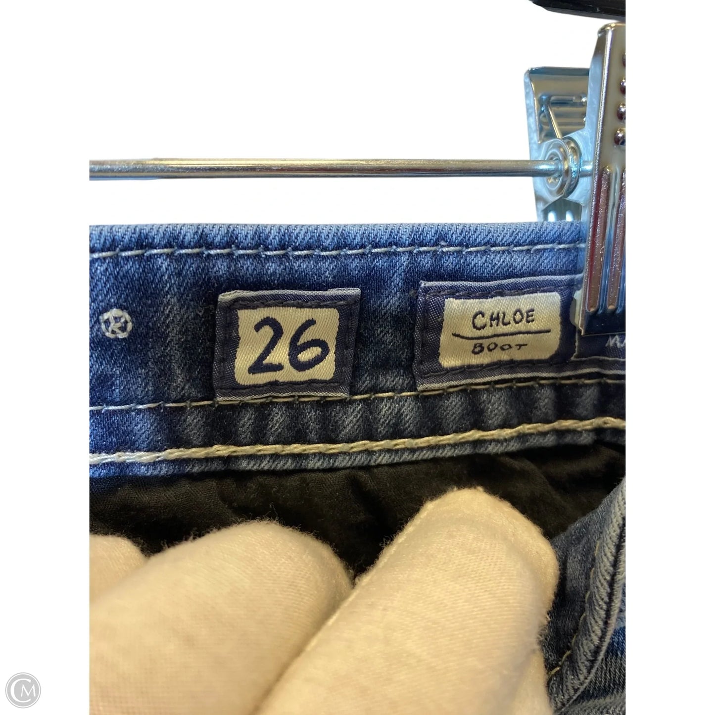 Jeans Flared By Miss Me In Blue Denim, Size: 2