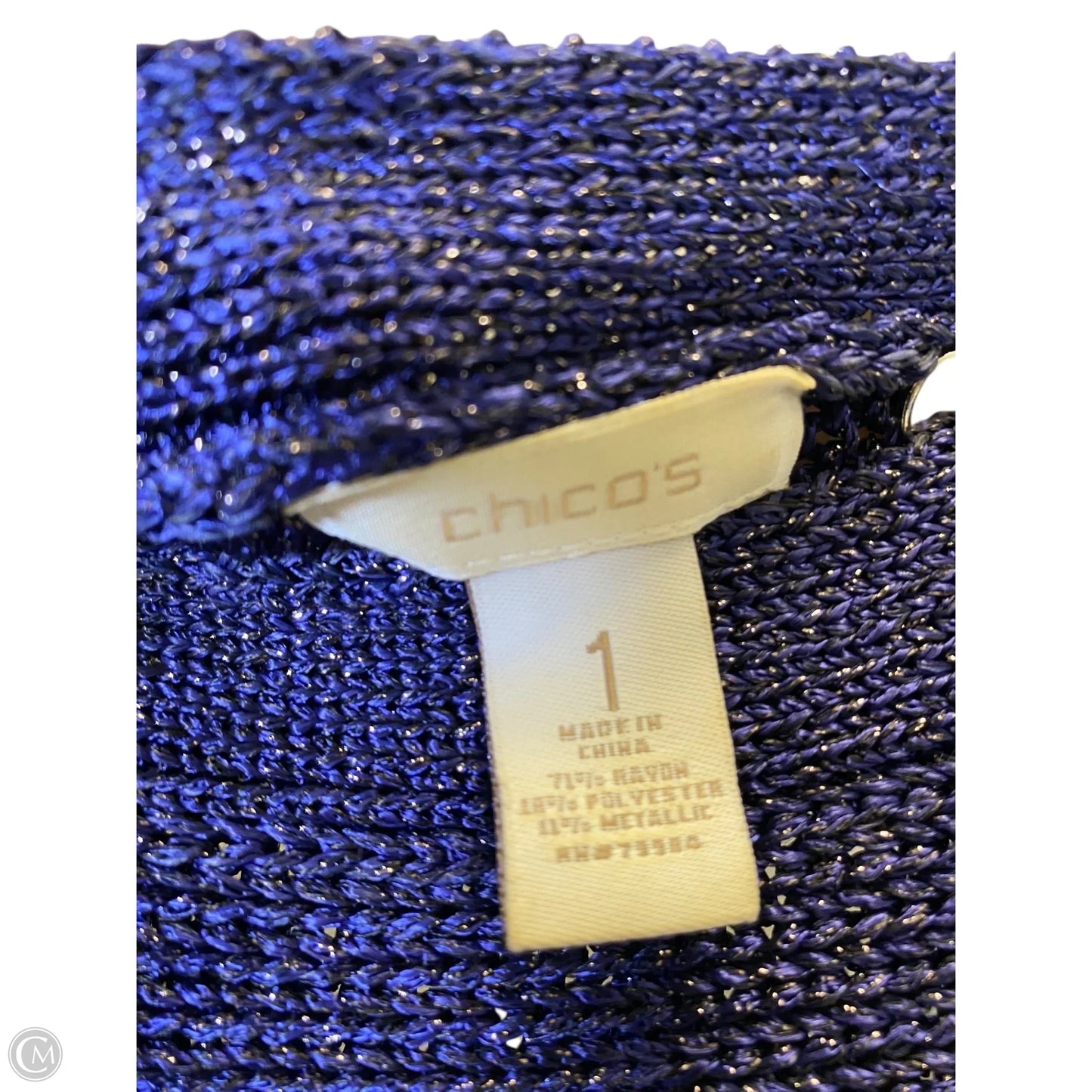 Sweater By Chicos In Purple, Size: M