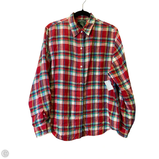 Top Long Sleeve By Ralph Lauren In Multi-colored, Size: Large