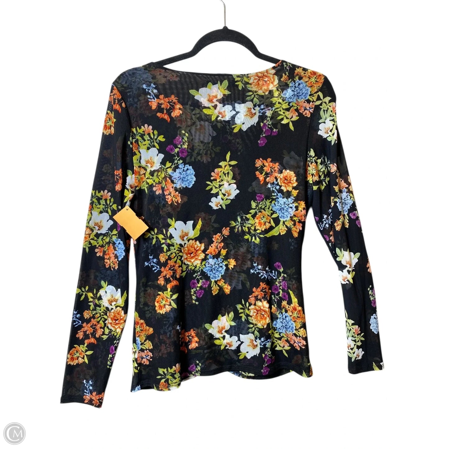 Blouse Long Sleeve By Inc In Floral Print, Size: M