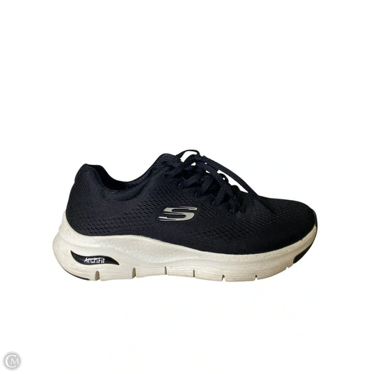 Shoes Athletic By Skechers In Black, Size: 7.5