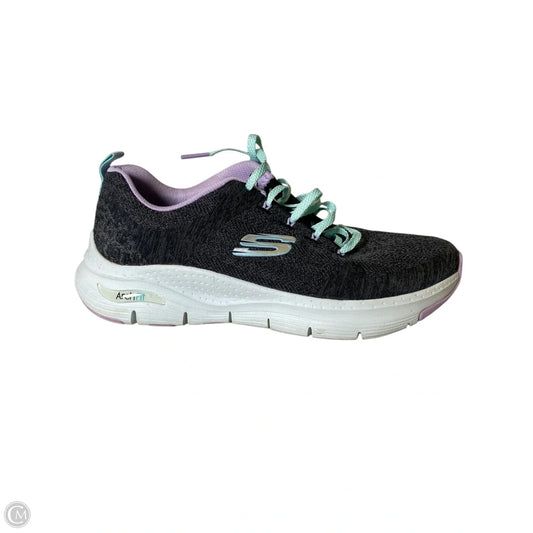 Shoes Athletic By Skechers In Multi-colored, Size: 7.5