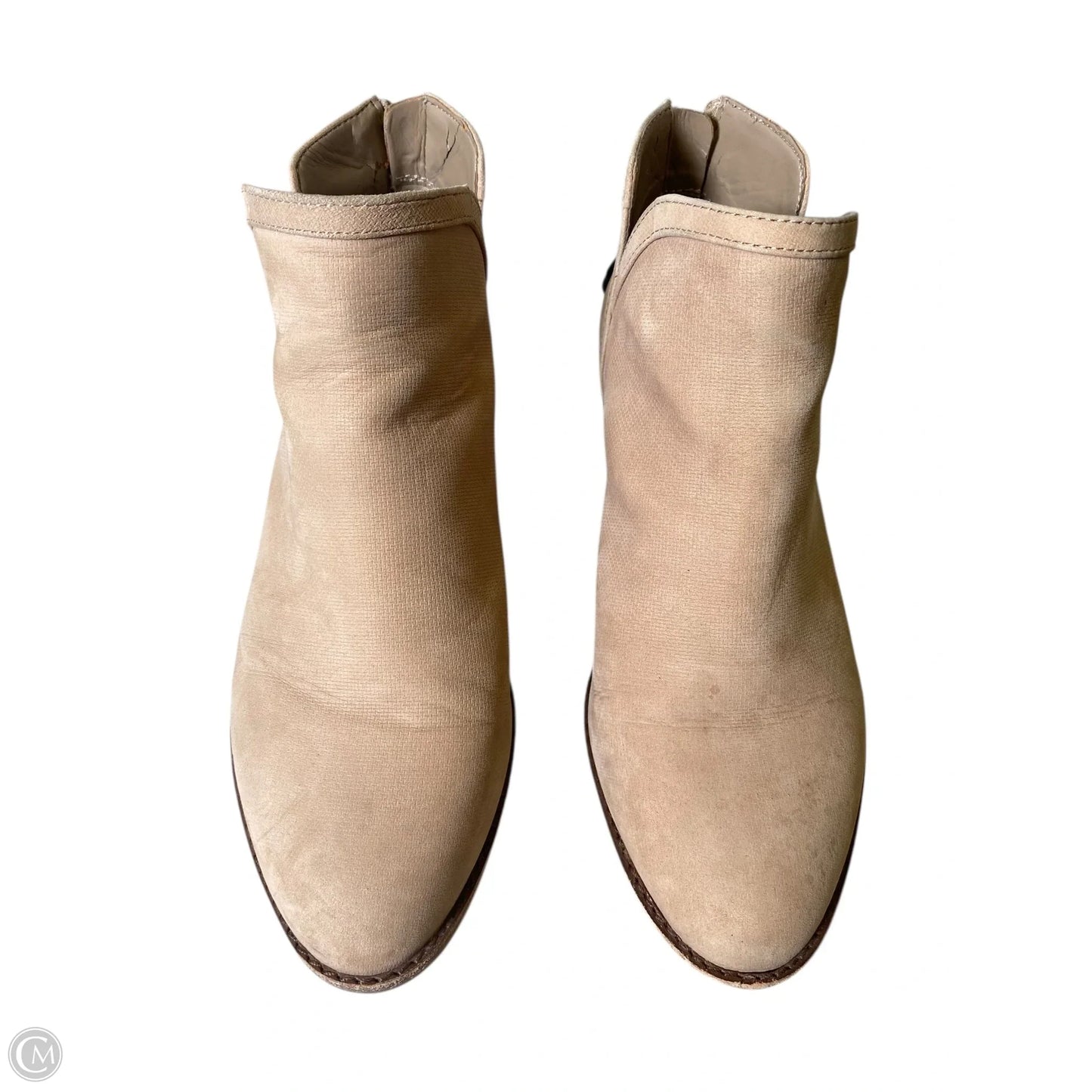 Boots Ankle Flats By Giani Bernini In Beige, Size: 8