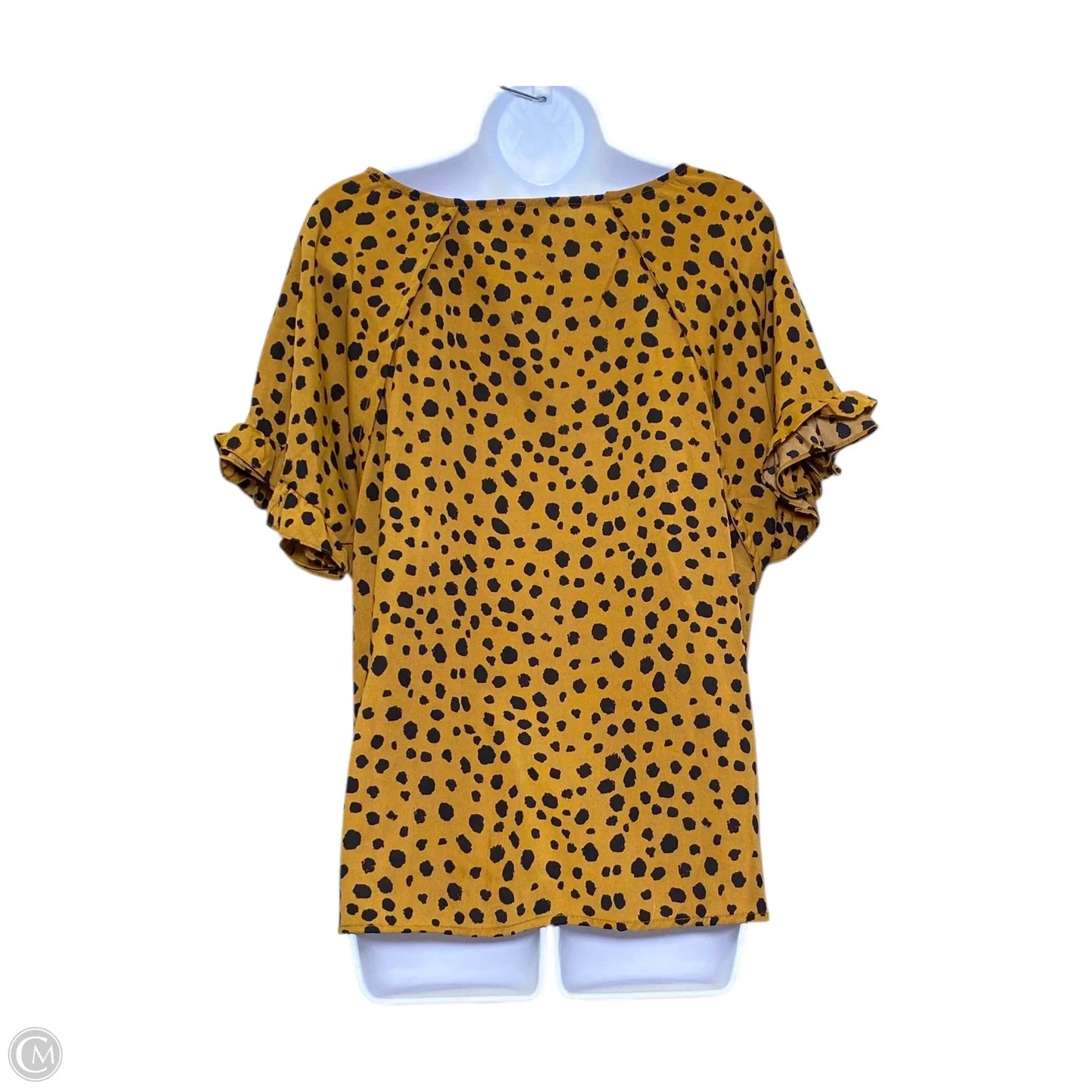 Top Short Sleeve By Umgee In Animal Print, Size: L