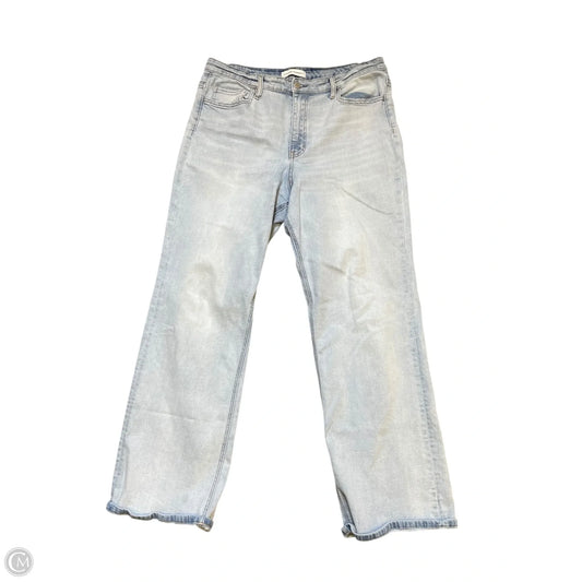 Jeans Straight By Flying Monkey In Blue Denim, Size: 14