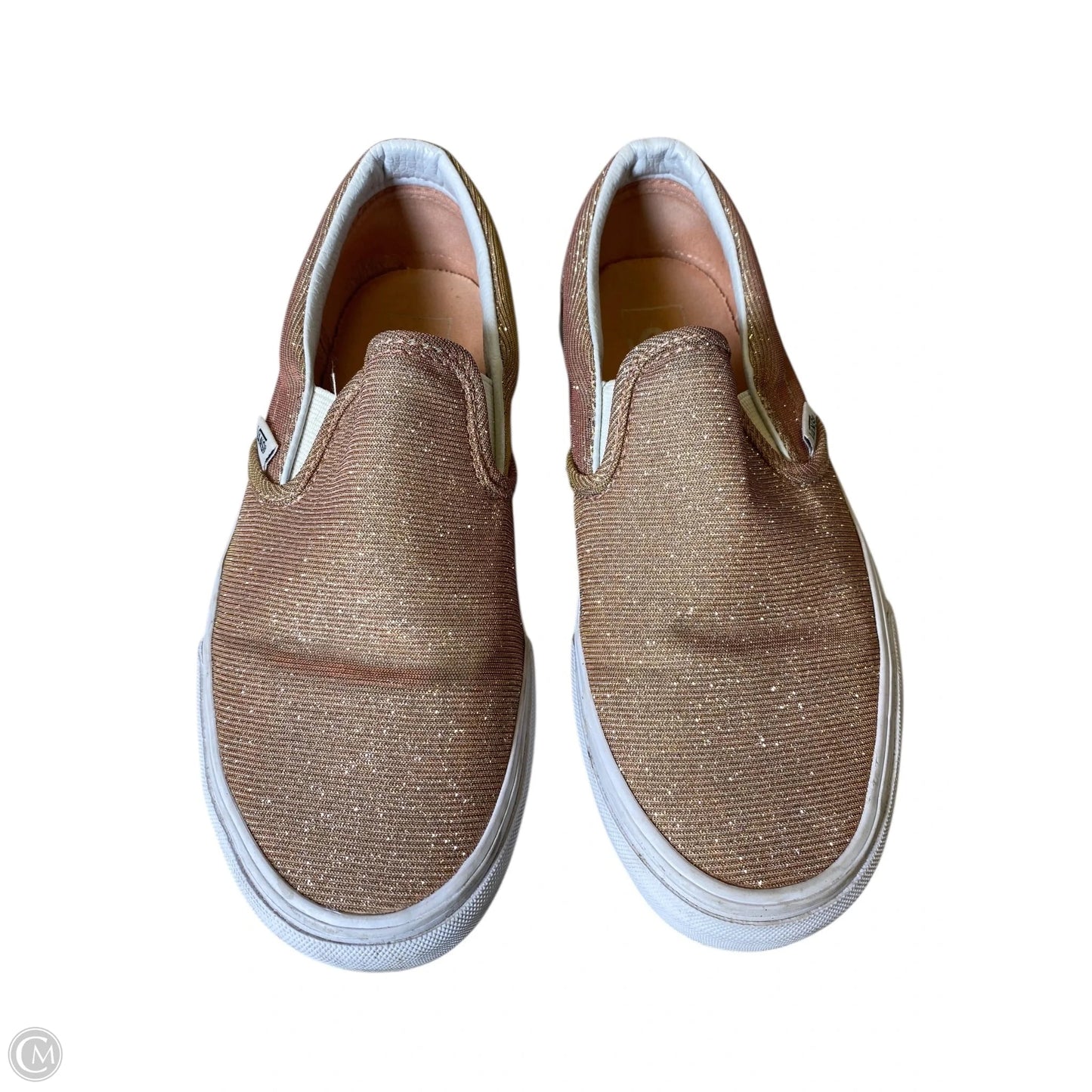 Shoes Flats By Vans In Rose Gold, Size: 8