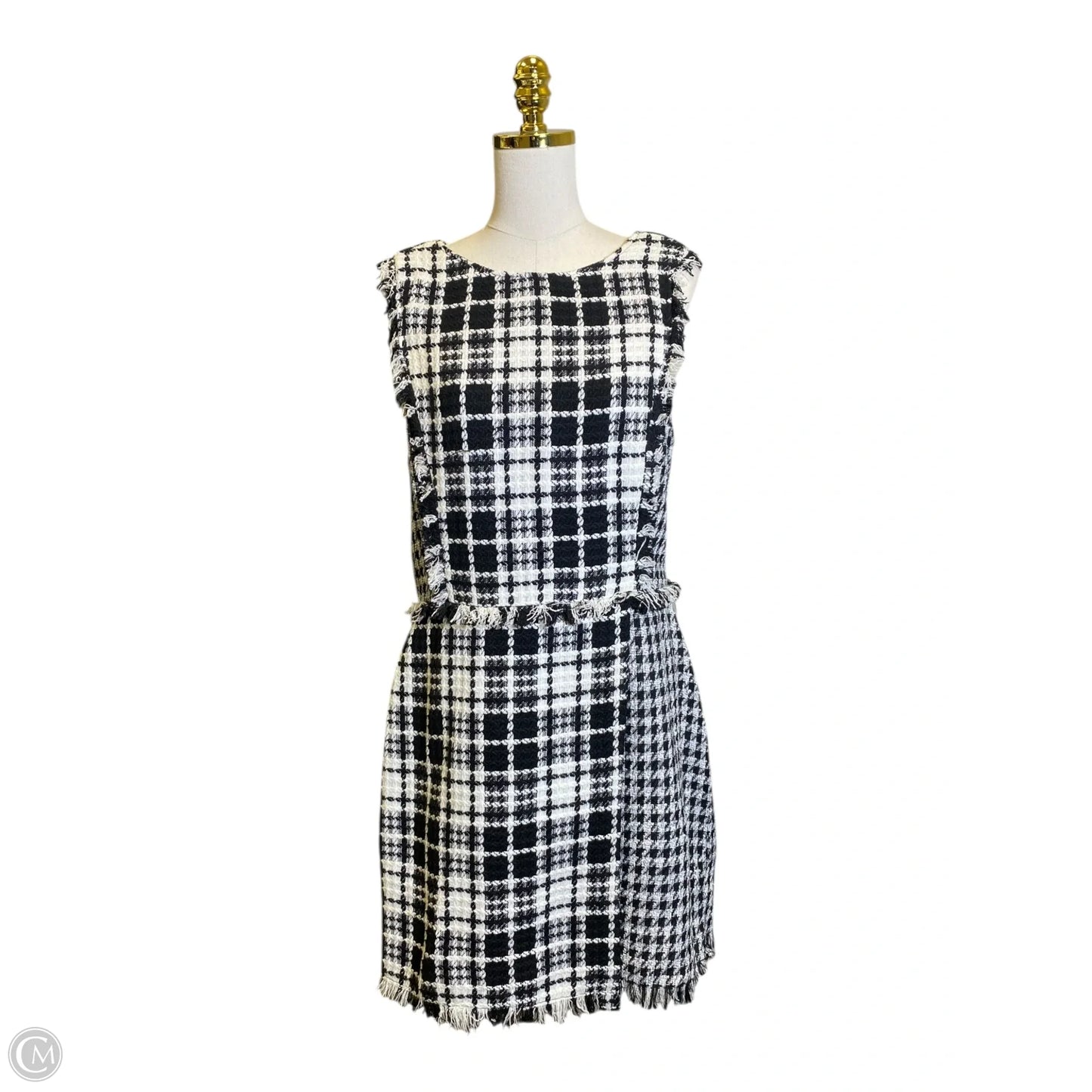 Dress Casual Short By Gb In Black & White, Size: Xxl
