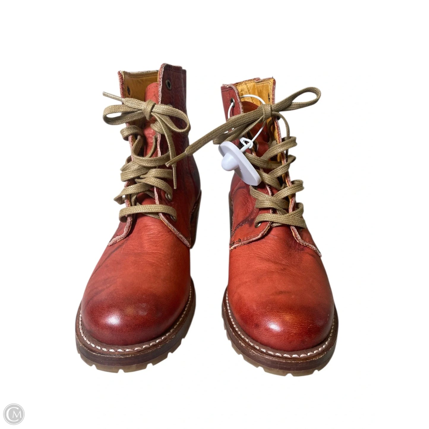 Boots Designer By Frye In Red, Size: 8