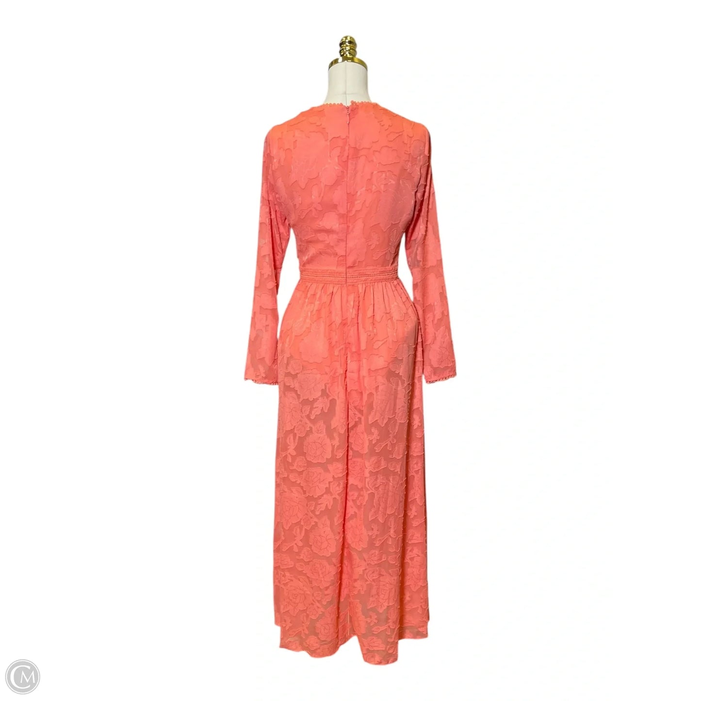Dress Casual Maxi By Bebe In Coral, Size: S