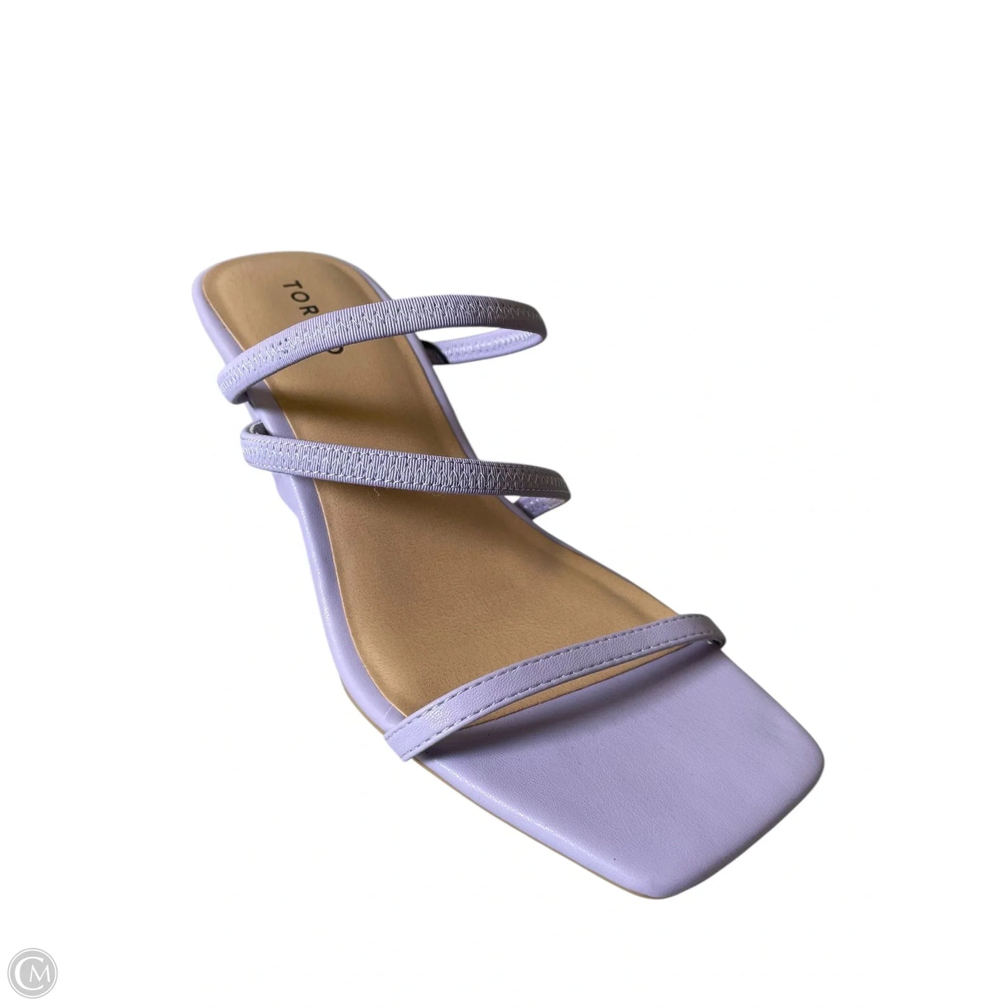 Shoes Heels Wedge By Torrid In Purple, Size: 9.5