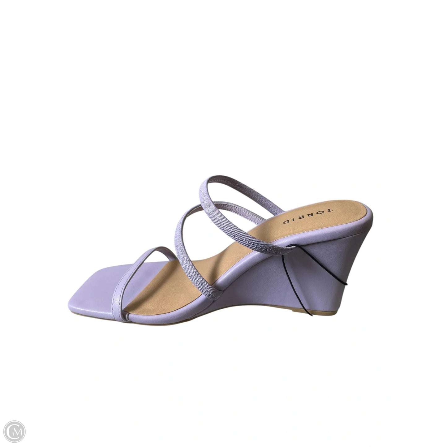 Shoes Heels Wedge By Torrid In Purple, Size: 9.5