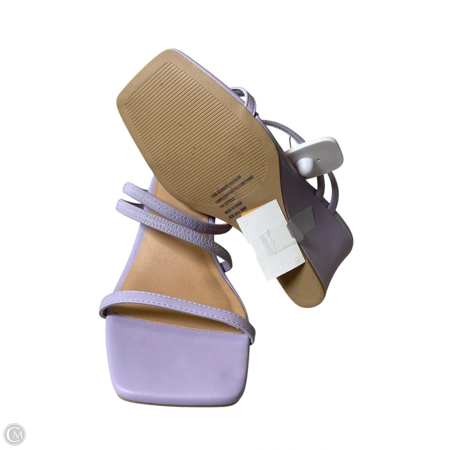 Shoes Heels Wedge By Torrid In Purple, Size: 9.5