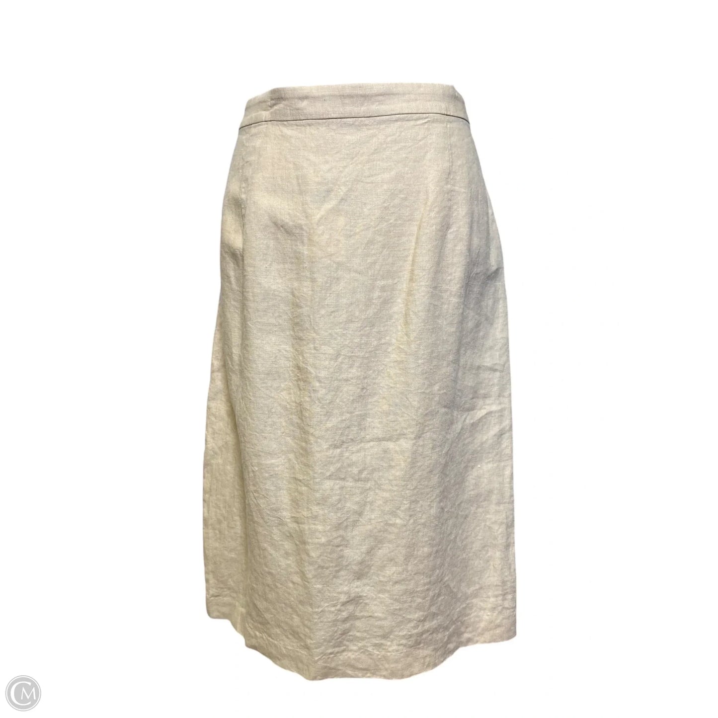 Skirt Midi By Polo Ralph Lauren In Beige, Size: 14