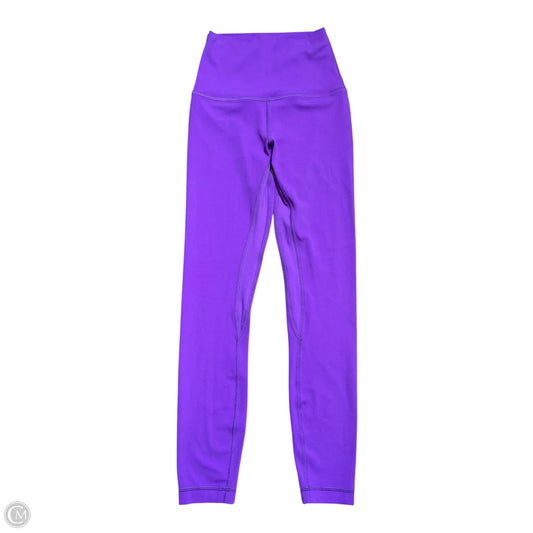 Athletic Leggings By Lululemon In Purple, Size: 0