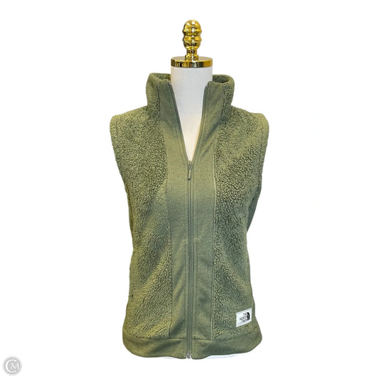 Vest Faux Fur & Sherpa By The North Face In Green, Size: S