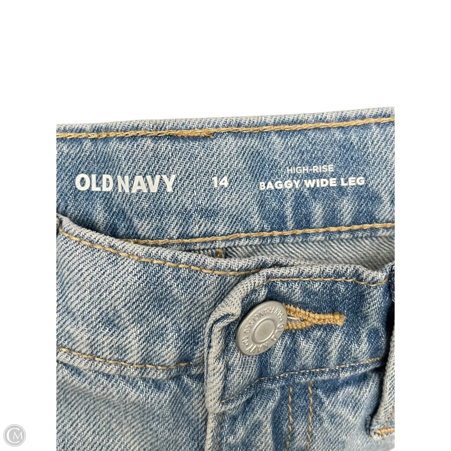 Jeans Wide Leg By Old Navy In Blue Denim, Size: 2