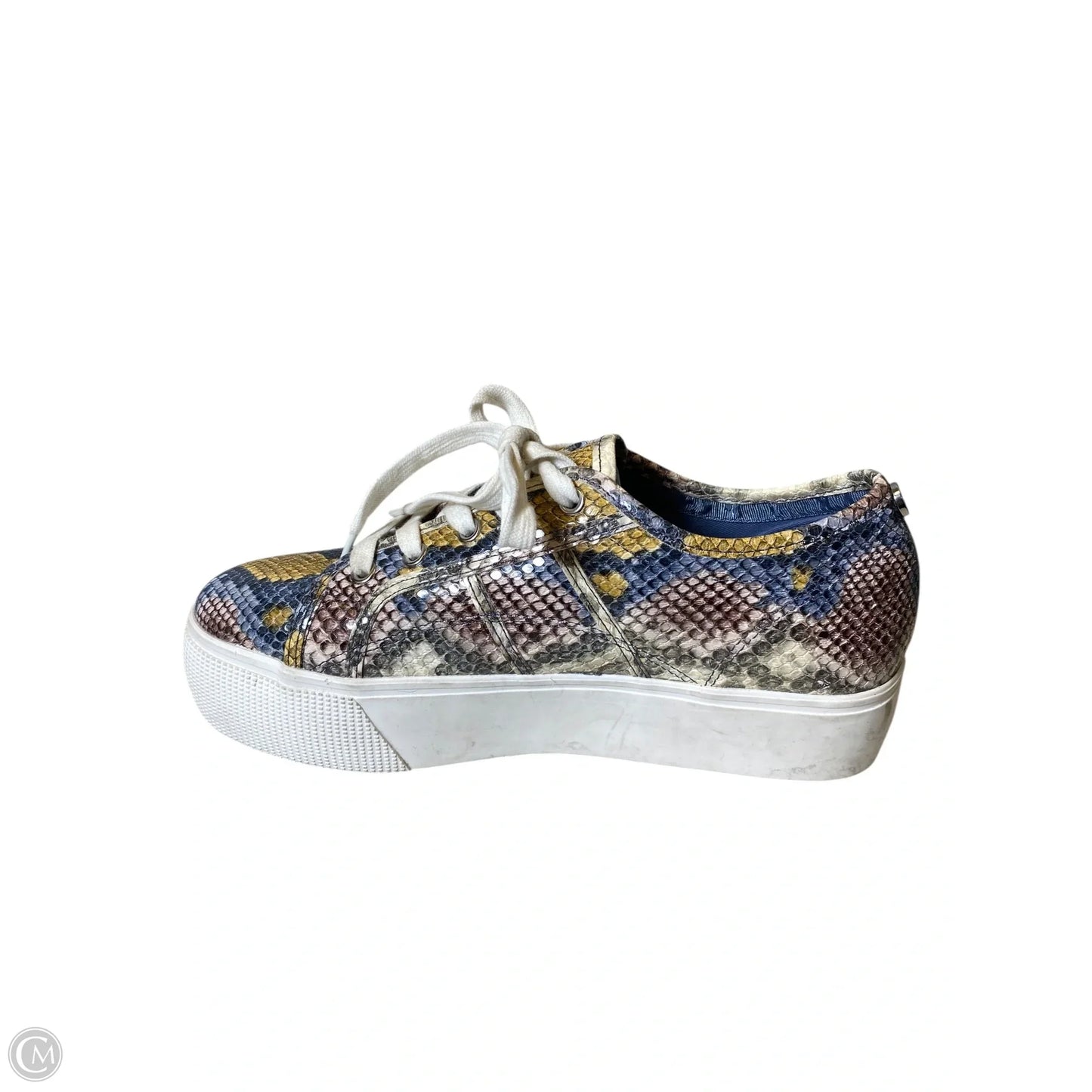 Shoes Heels Platform By Steve Madden In Snakeskin Print, Size: 9
