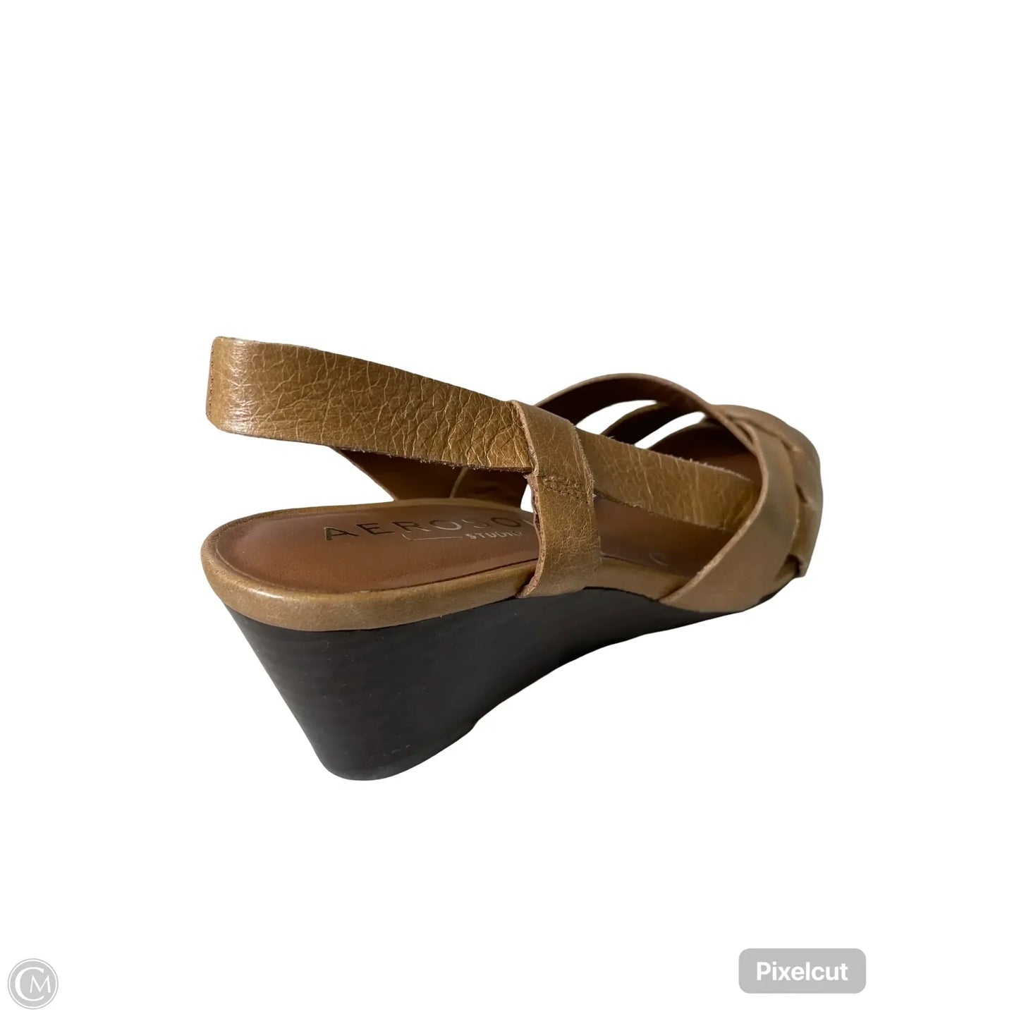 Shoes Heels Wedge By Aerosoles In Tan, Size: 6.5