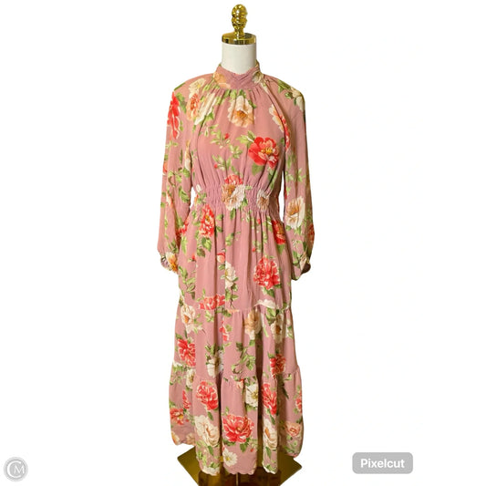 Dress Casual Maxi By Anthropologie In Floral Print, Size: M