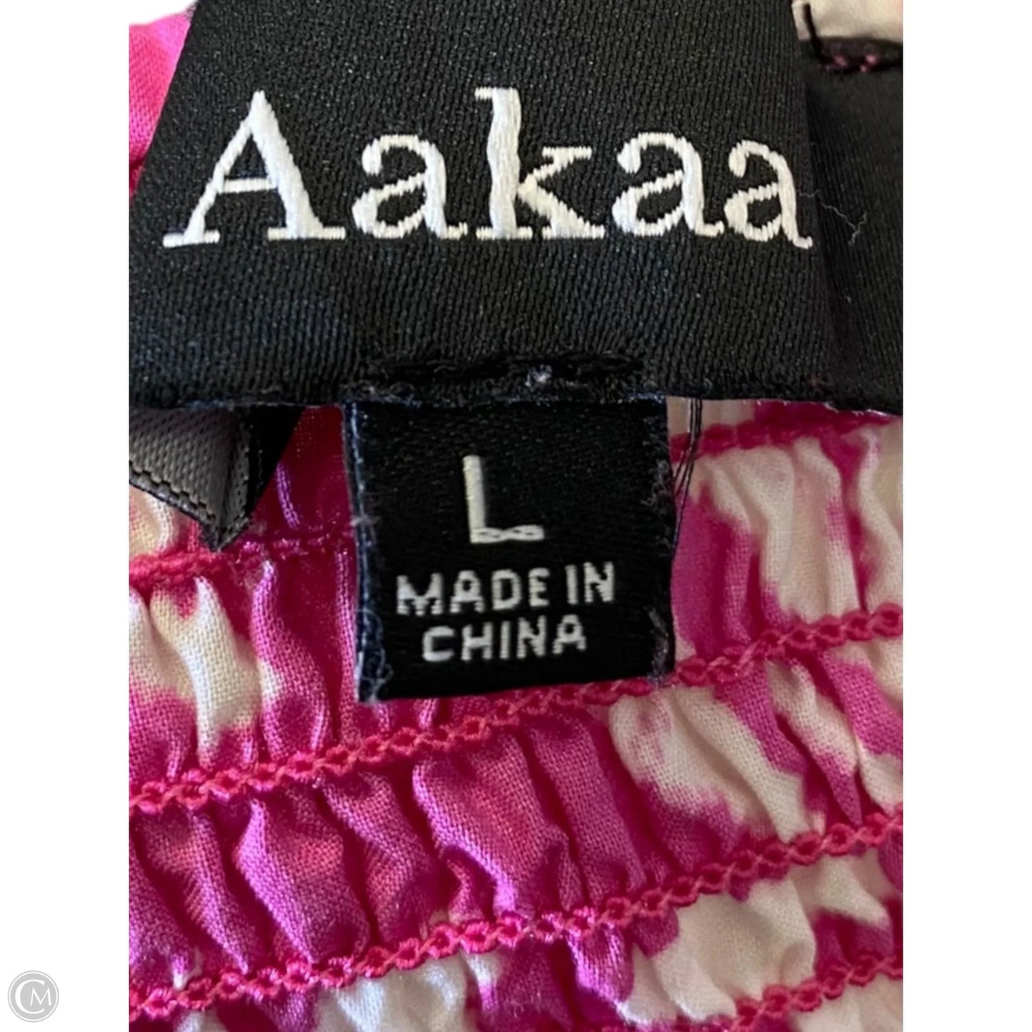 Jumpsuit By Aakaa In Pink & White, Size: L