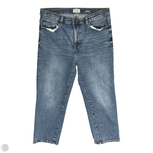 Jeans Straight By Kensie In Blue Denim, Size: 14