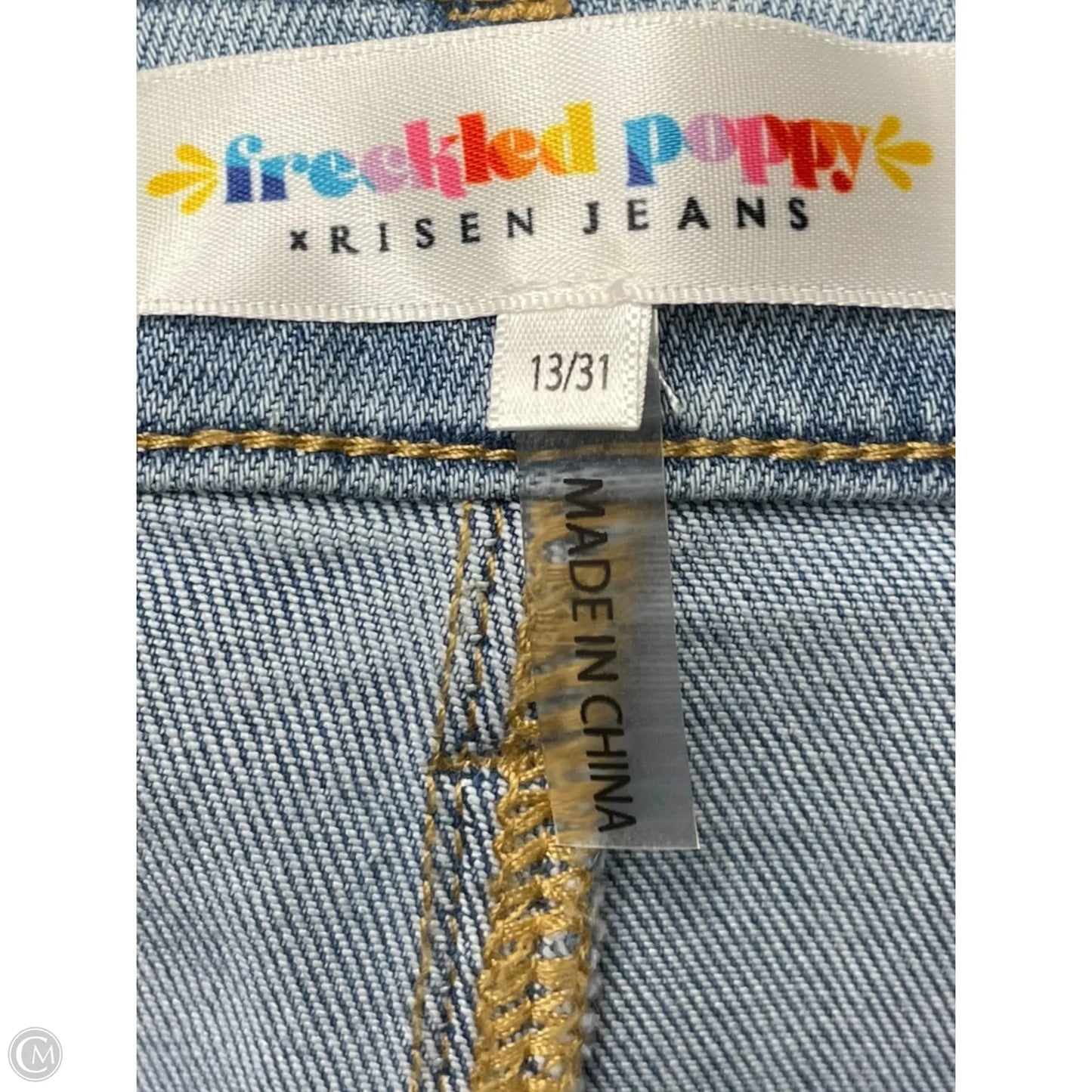 Jeans Straight By Clothes Mentor In Blue Denim, Size: 14