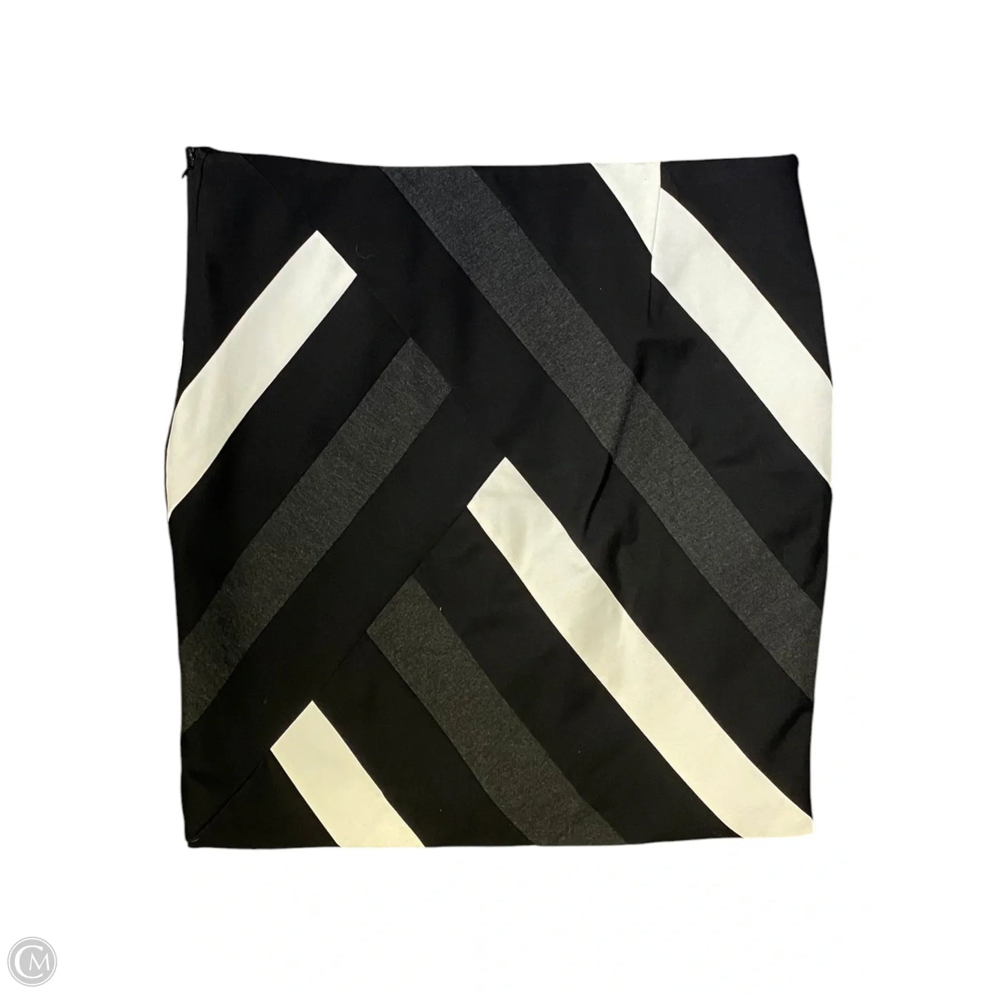Skirt Mini & Short By White House Black Market In Black & White, Size: L