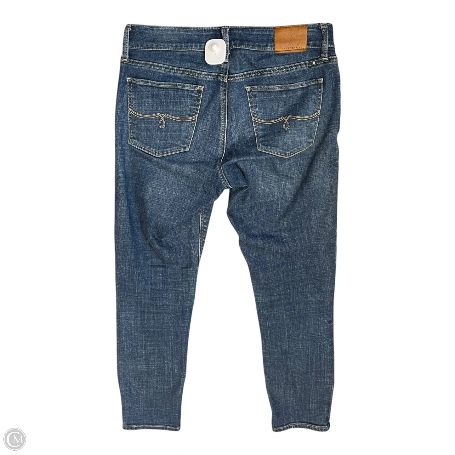 Jeans Skinny By Lucky Brand In Blue Denim, Size: 6