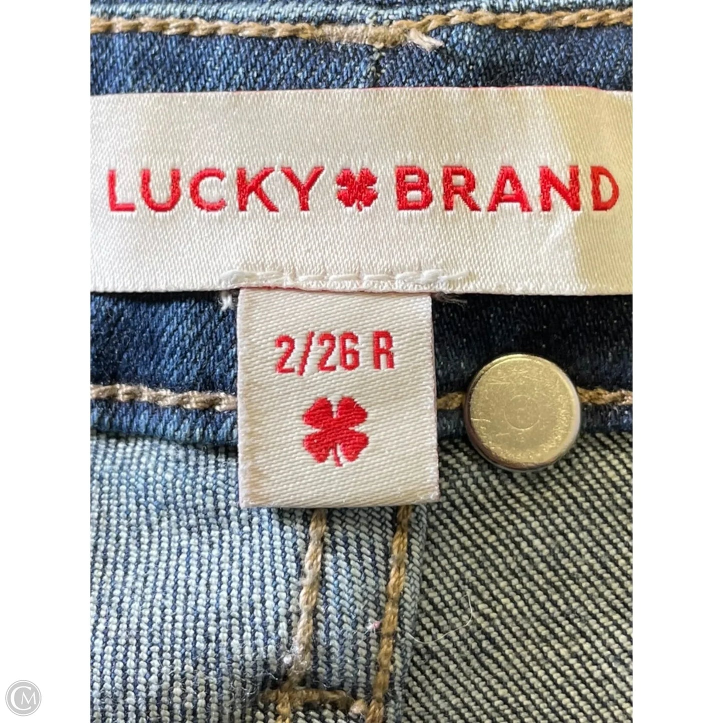 Jeans Skinny By Lucky Brand In Blue Denim, Size: 2