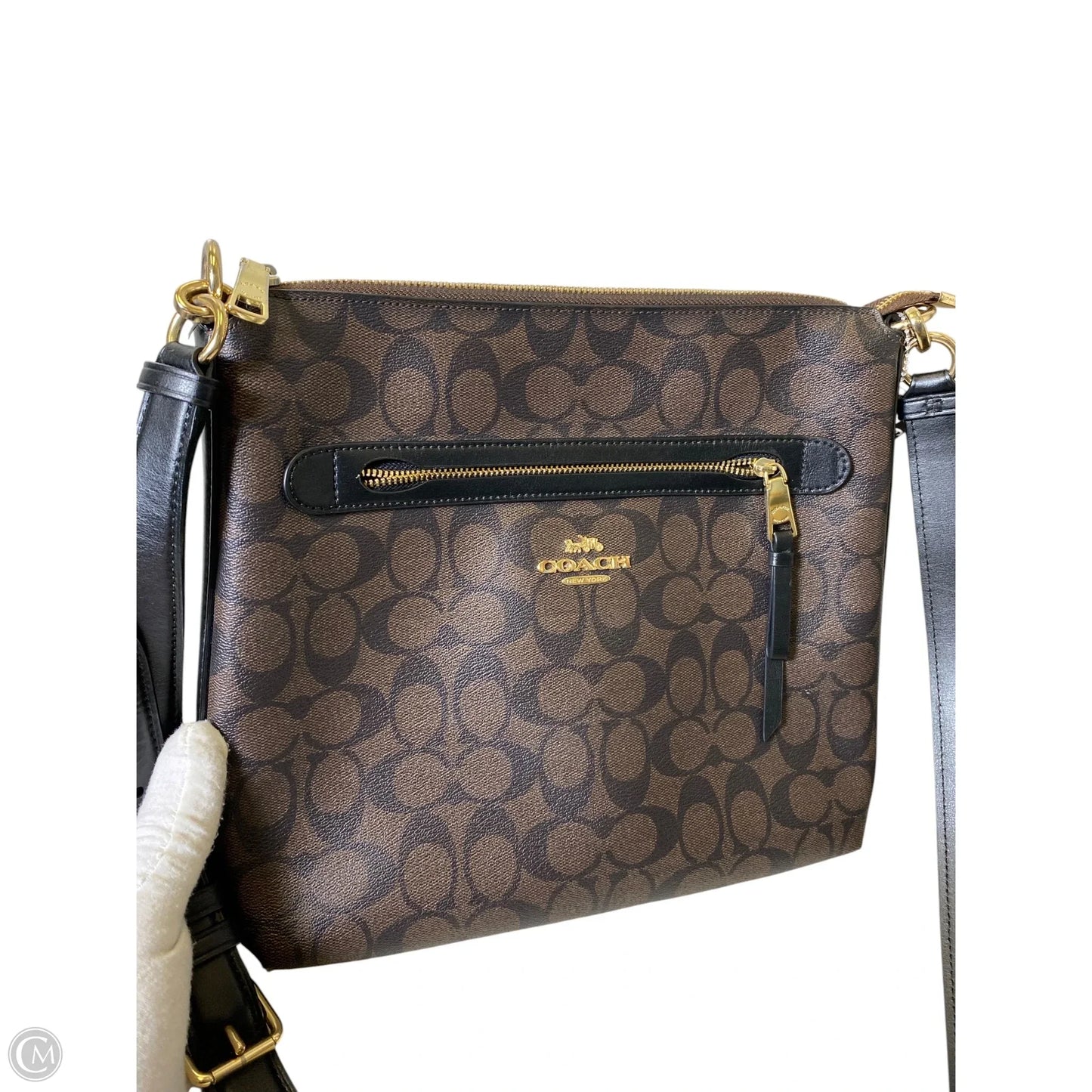 Crossbody Designer By Coach, Size: Large