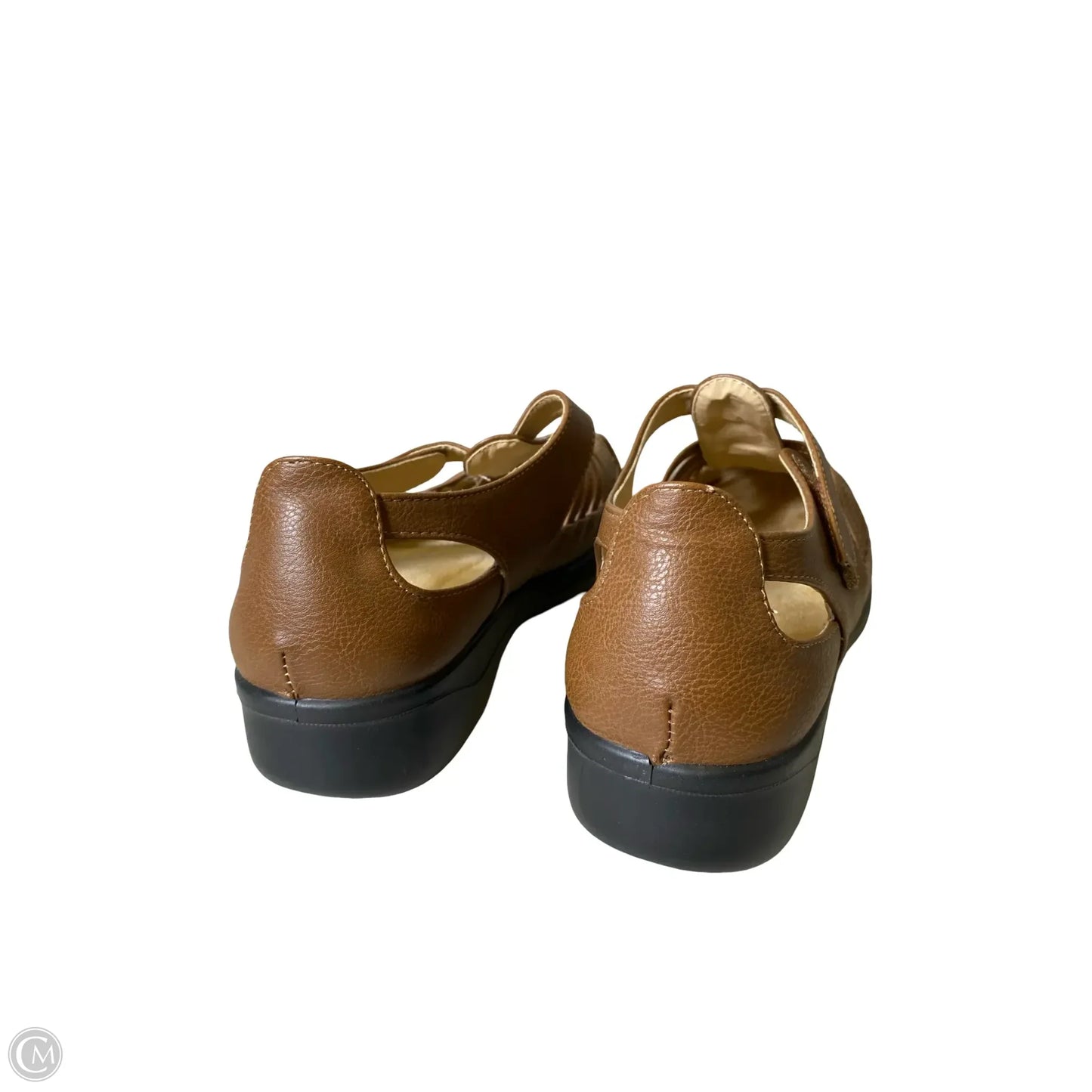Shoes Flats By Easy Street In Brown, Size: 9