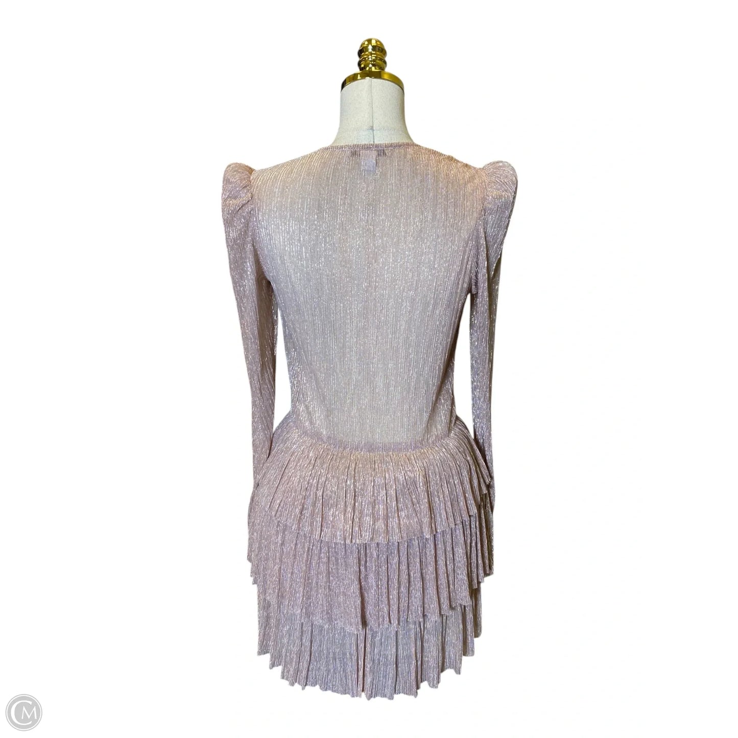 Dress Party Short By Clothes Mentor In Rose Gold, Size: S