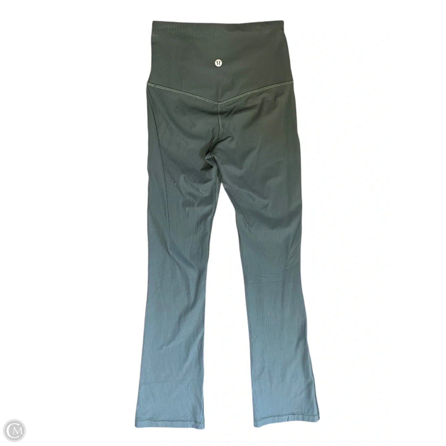 Athletic Top Short Sleeve By Lululemon In Green, Size: S