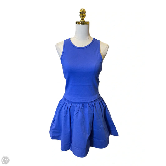 Top 2pc Sleeveless By Double Zero In Blue, Size: L