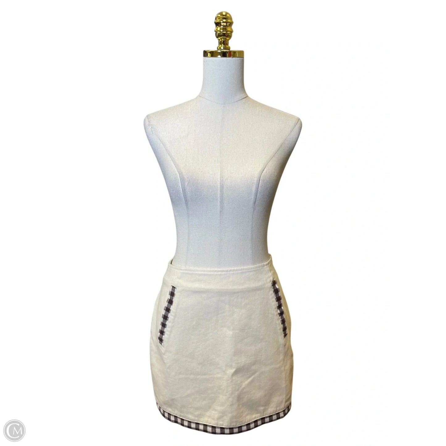 Skirt Mini & Short By Tcec In Beige, Size: S