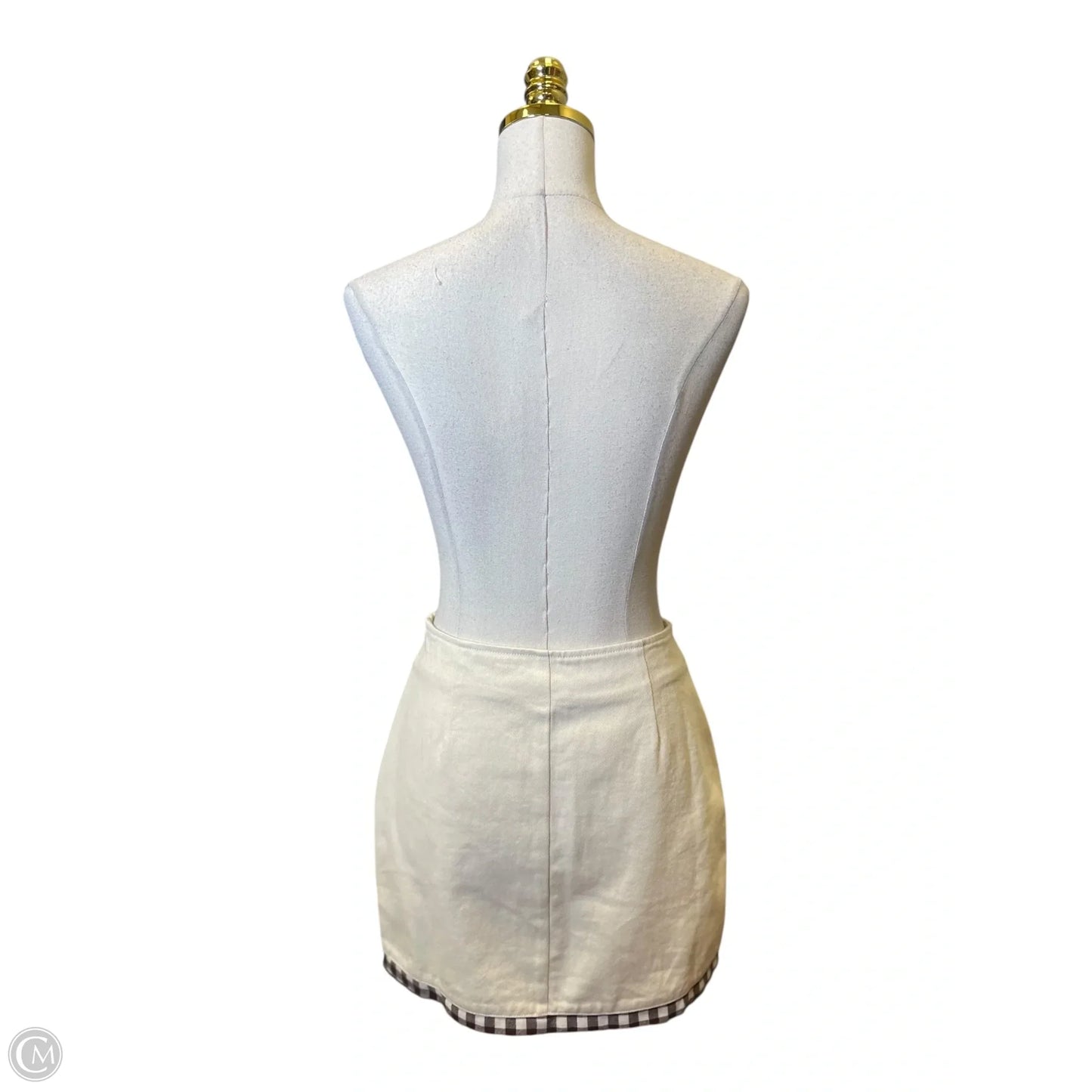 Skirt Mini & Short By Tcec In Beige, Size: S