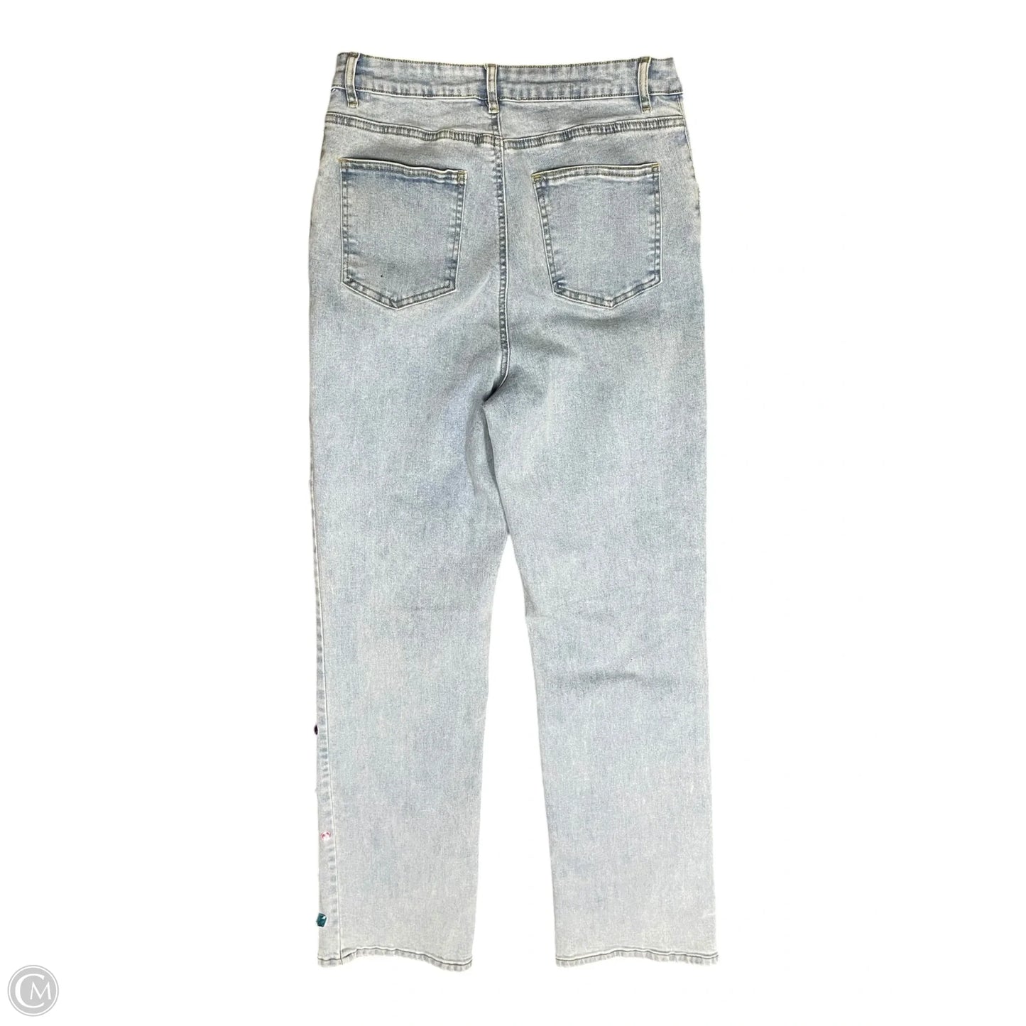Jeans Straight By Blue B In Blue Denim, Size: S