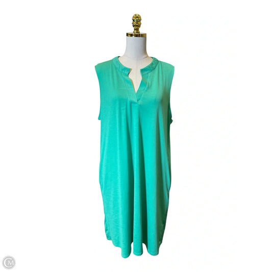 Dress Casual Short By Dear Scarlett In Green, Size: 2x