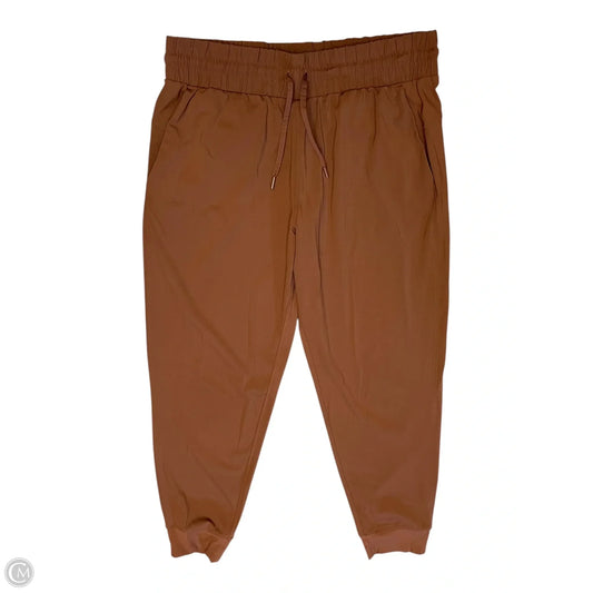 Athletic Pants By Members Mark In Brown, Size: L