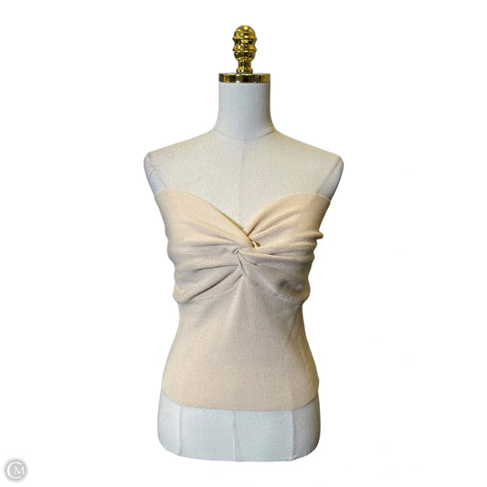 Top Sleeveless By Clothes Mentor In Beige, Size: L